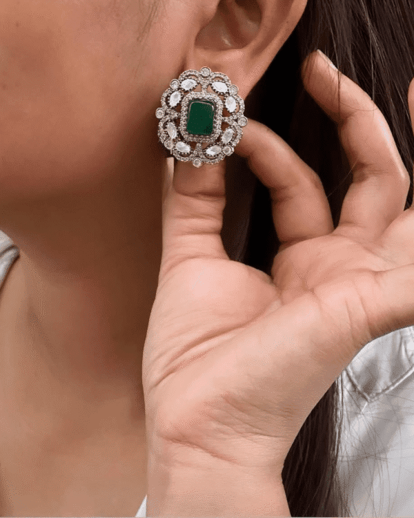 Sabyasachi studs – exquisite designer wedding stud earrings